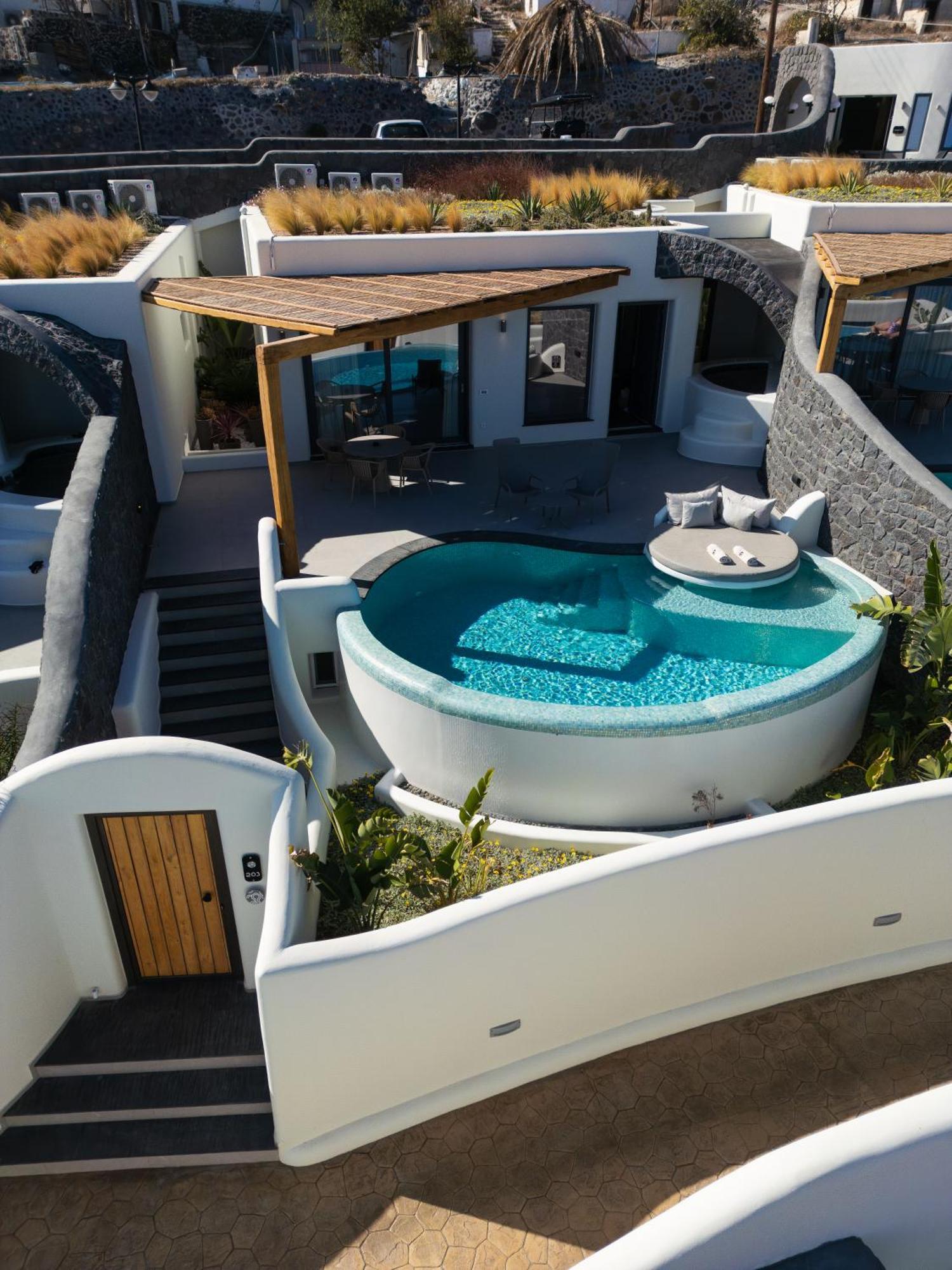 Secret Path Luxury Villas Imerovigli  Luaran gambar
