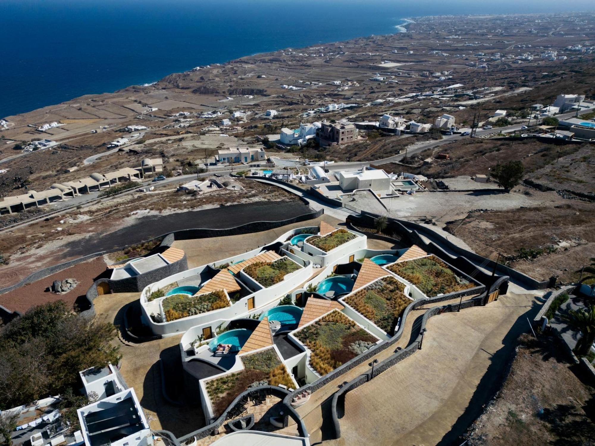 Secret Path Luxury Villas Imerovigli  Luaran gambar