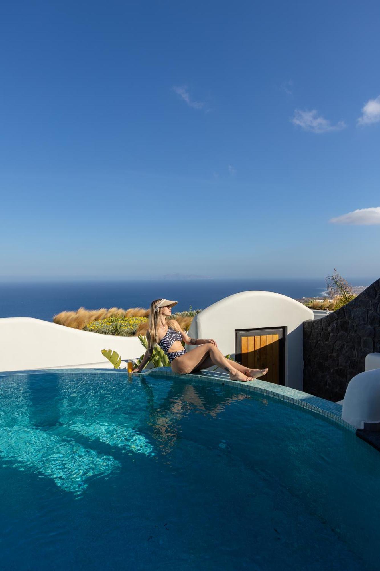 Secret Path Luxury Villas Imerovigli  Luaran gambar